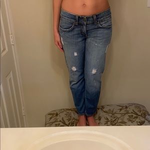 Distressed boyfriend fit Fossil